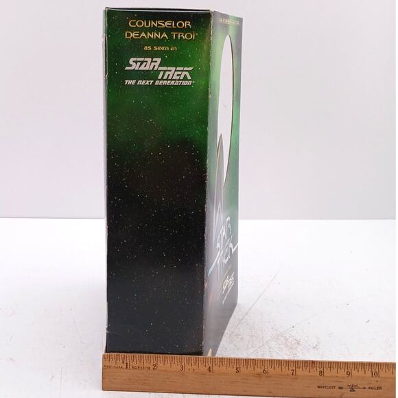 VTG Counselor Deanna Troi STAR TREK TNG 12" The Women of Star Trek 1999 New - Picture 11 of 11